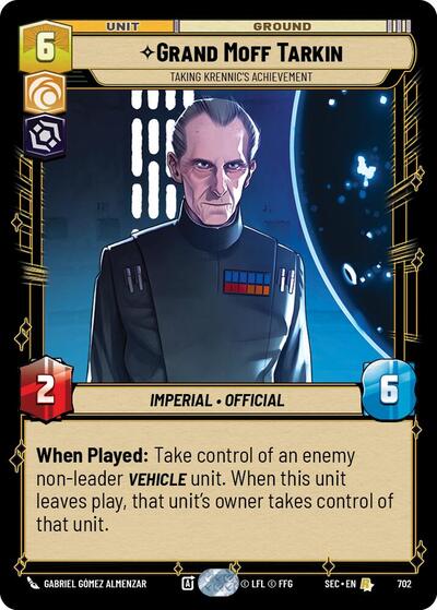 Grand Moff Tarkin Taking Krennics Achievement Foil