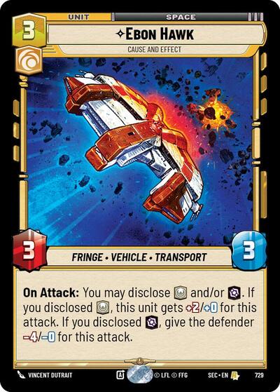 Ebon Hawk - Cause and Effect (Foil) card