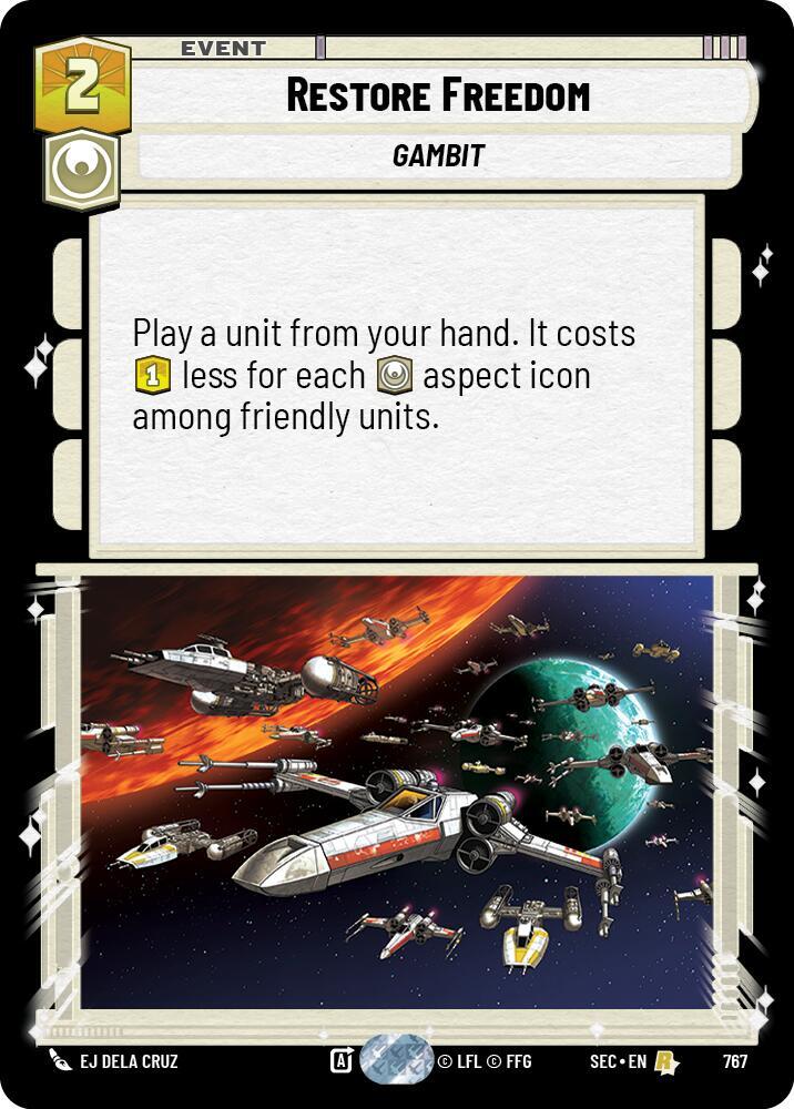 Restore Freedom (Foil) 767 card