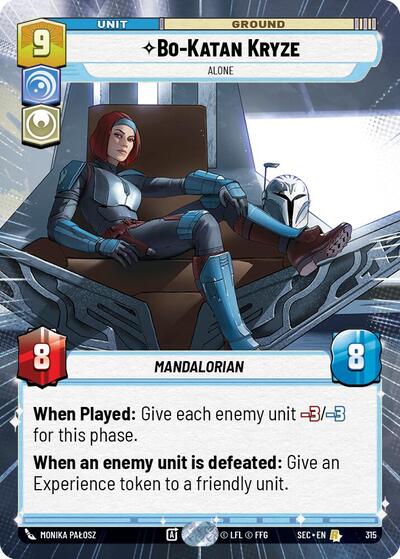 Bo-Katan Kryze - Alone (Hyperspace) card