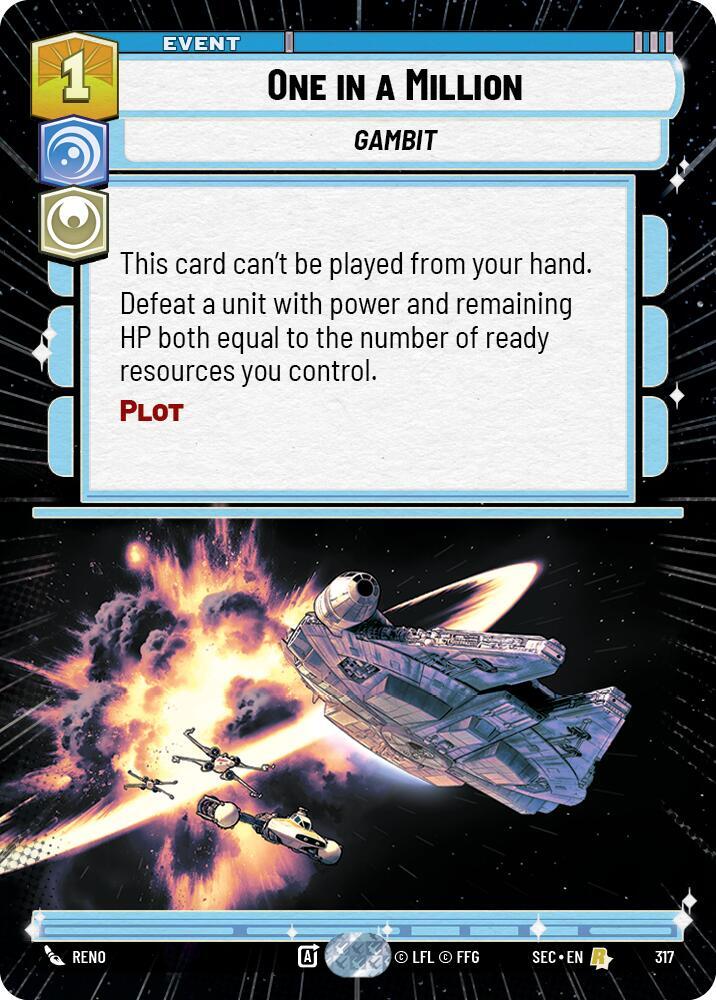 One in a Million (Hyperspace) 317 card