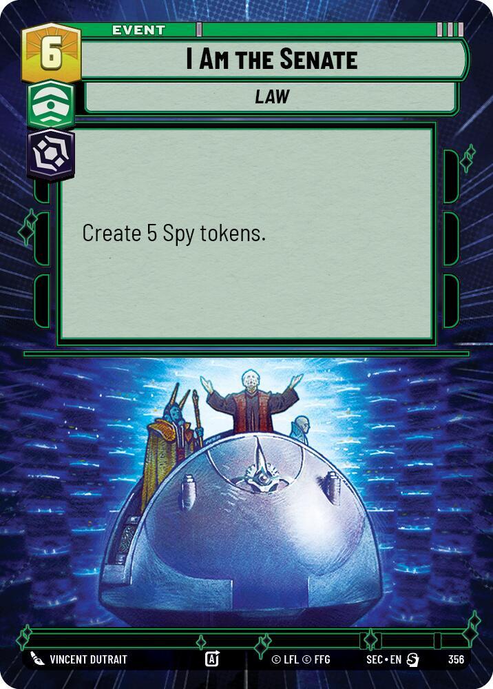 I Am the Senate (Hyperspace) 356 card