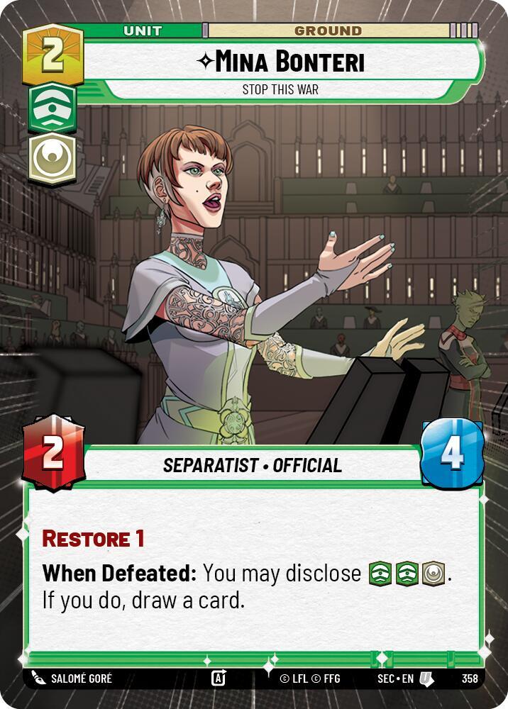 Mina Bonteri 358 card