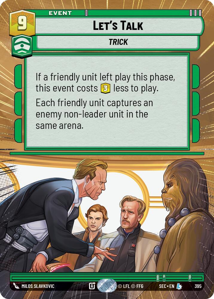 Let's Talk (Hyperspace) 395 card