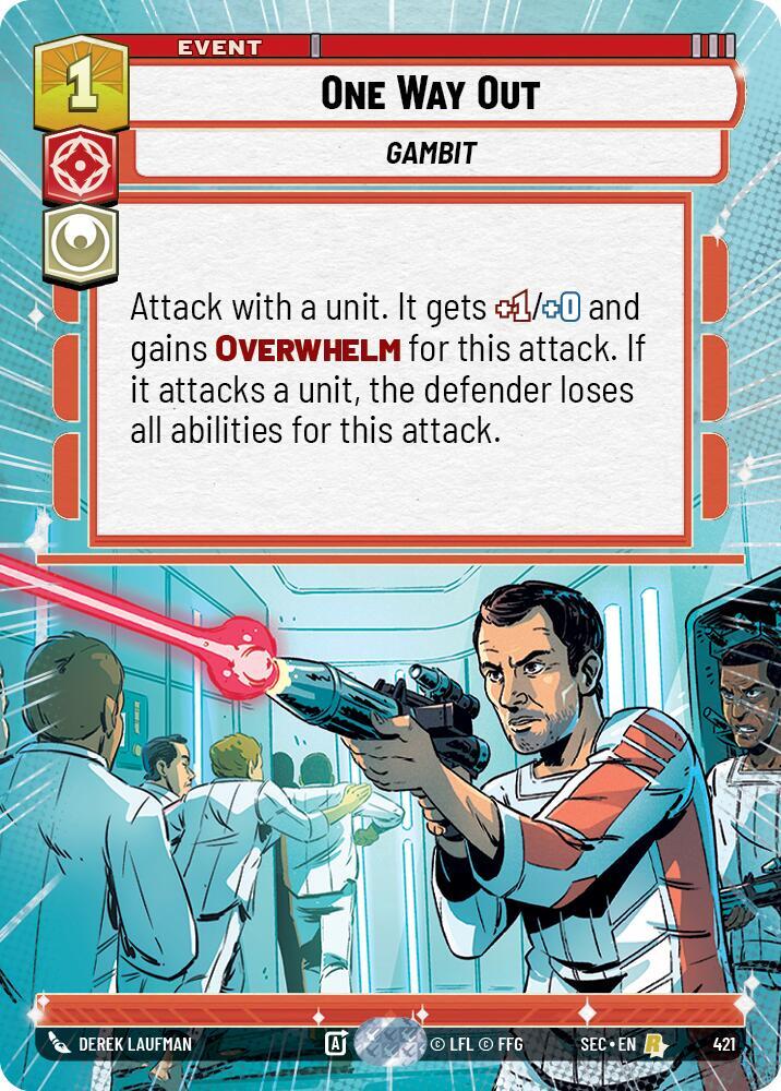 One Way Out (Hyperspace) 421 card