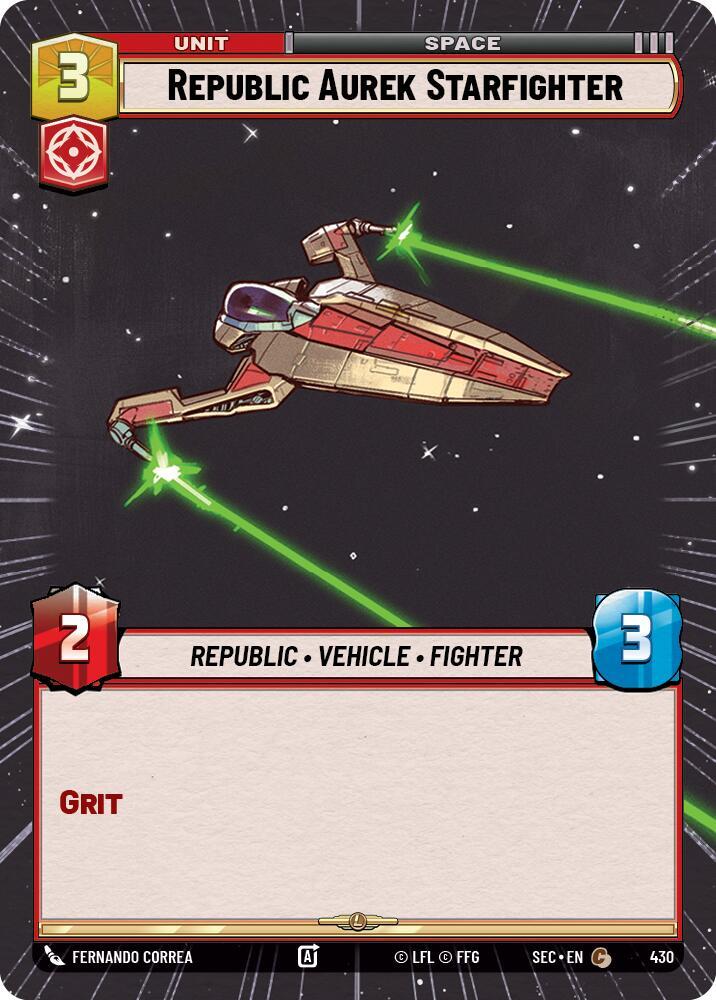 Republic Aurek Starfighter (Hyperspace)