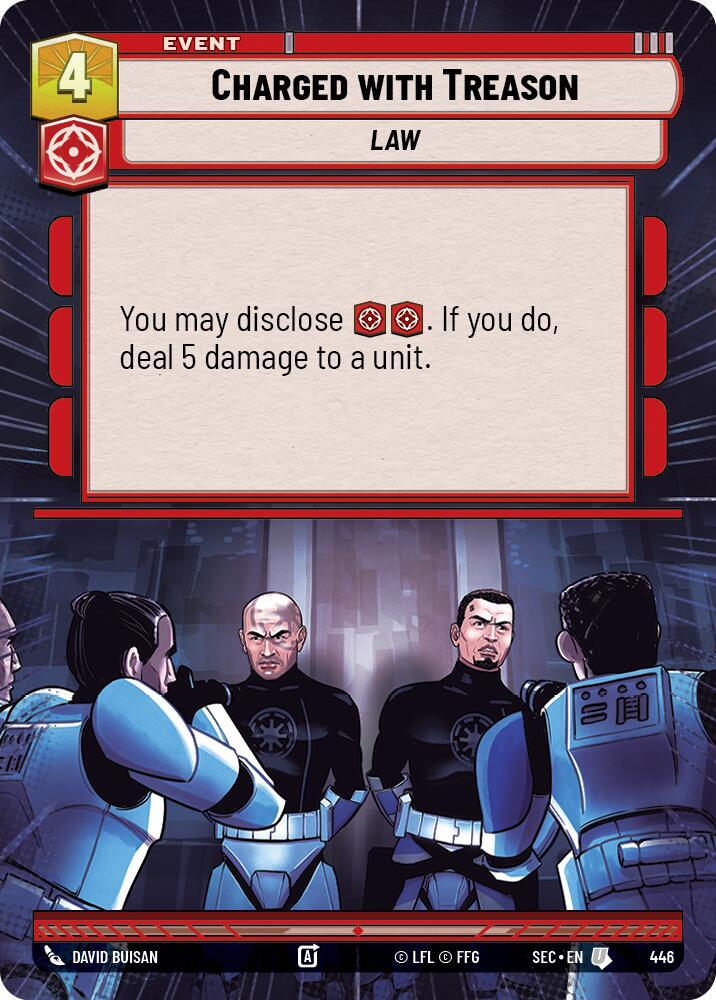 Charged with Treason (Hyperspace) 446 card