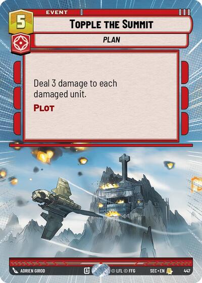 Topple the Summit (Hyperspace) card