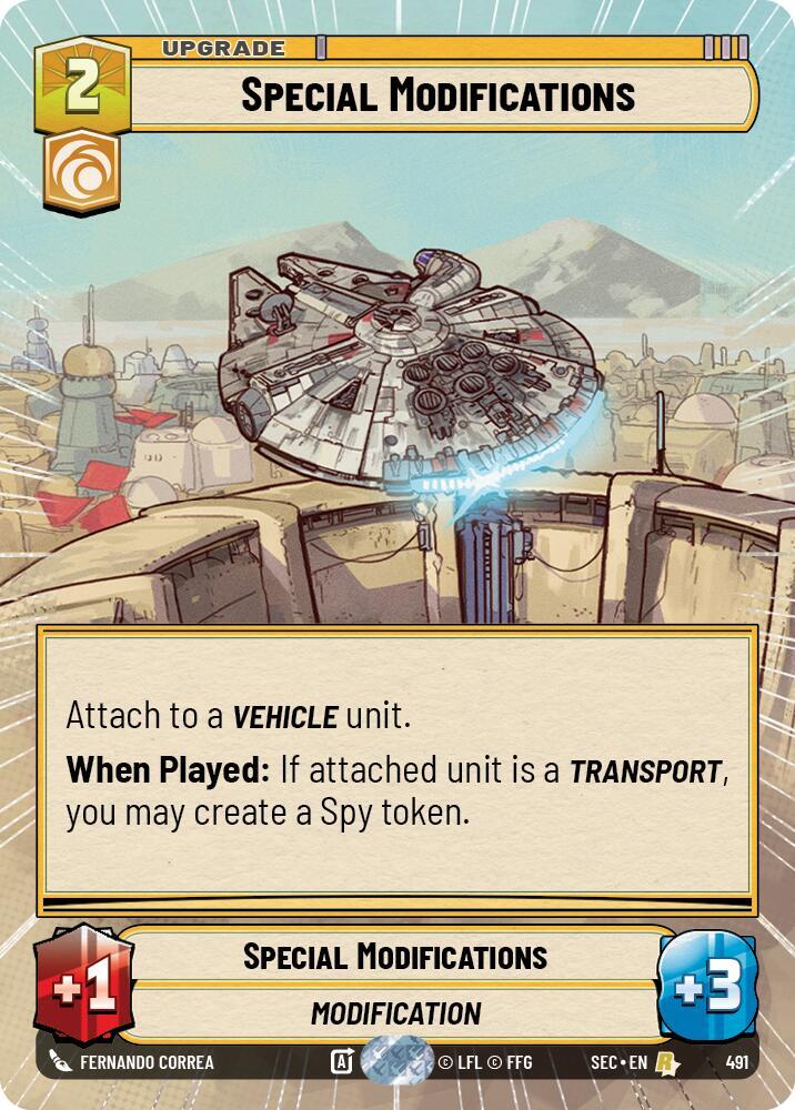 Special Modifications (Hyperspace) 491 card
