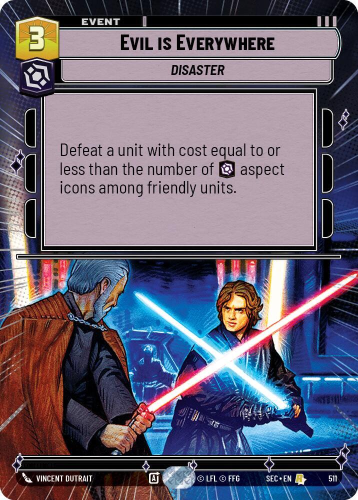 Evil is Everywhere (Hyperspace) 511 card