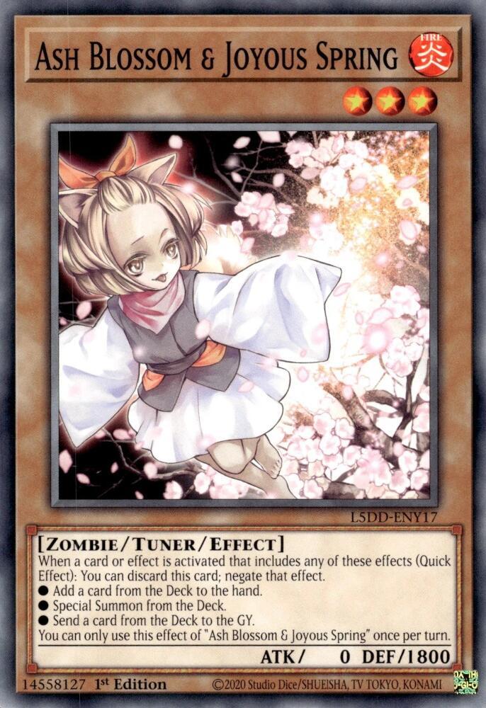 Ash Blossom & Joyous Spring (L5DD-ENY17) - Legendary 5D's Decks