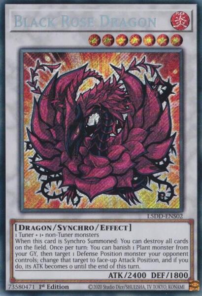 Black Rose Dragon - Legendary 5D's Decks - yugioh