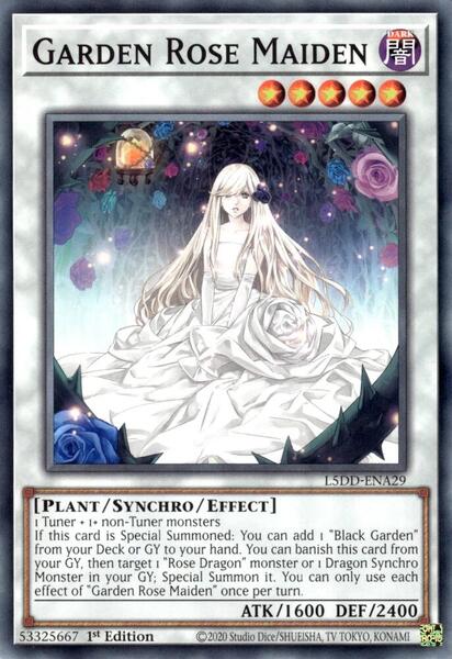 Garden Rose Maiden - Legendary 5D's Decks - yugioh