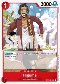 Higuma (Carrying On His Will: 3rd Anniversary Tournament Cards)