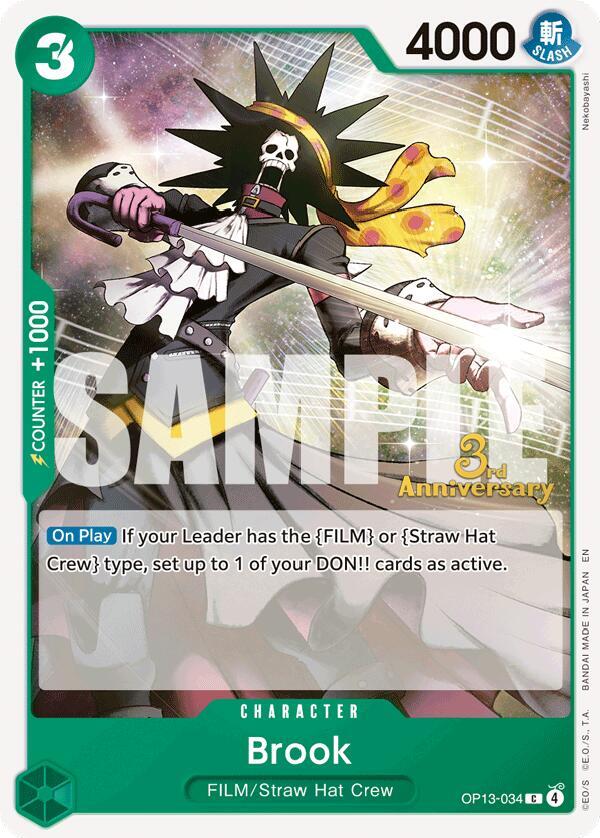 Brook - Carrying On His Will: 3rd Anniversary Tournament Cards