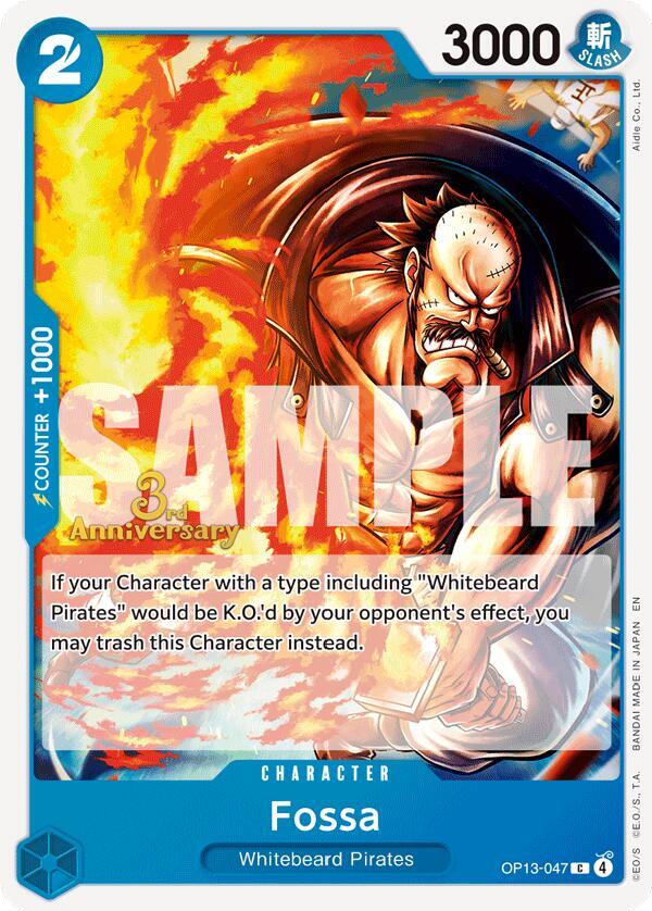 Fossa - Carrying On His Will: 3rd Anniversary Tournament Cards