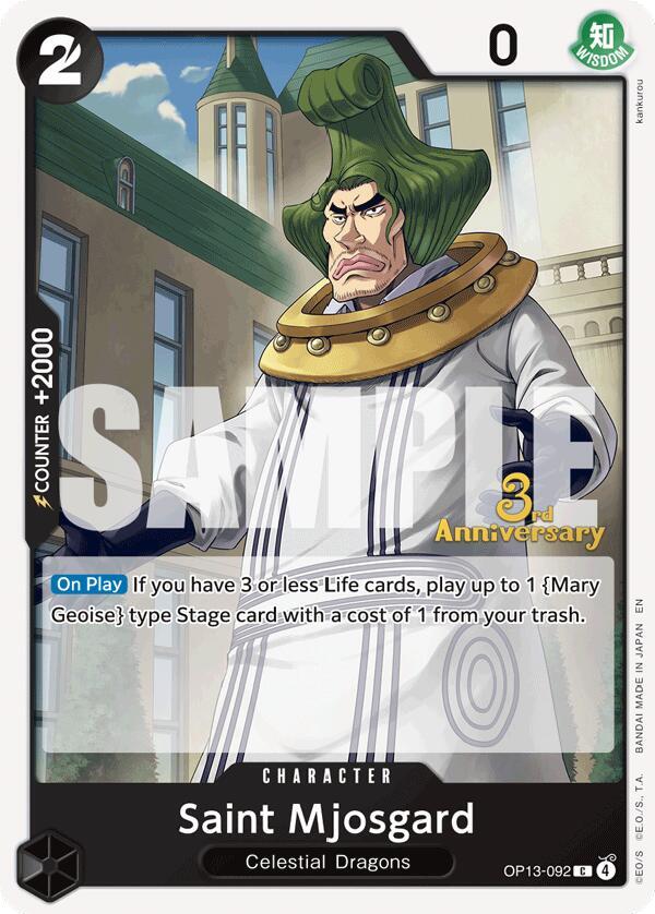Saint Mjosgard OP13-092 card
