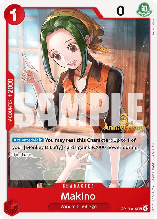 Makino OP13-015 card