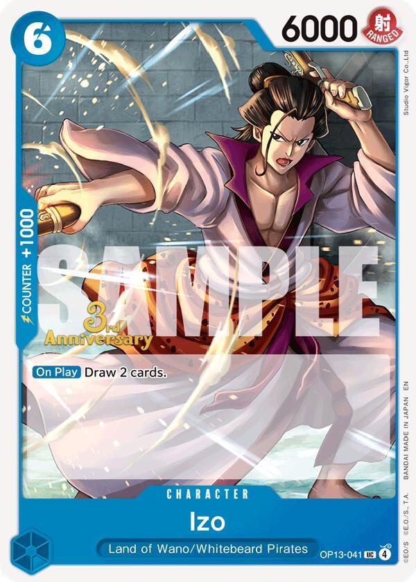 Izo - Carrying On His Will: 3rd Anniversary Tournament Cards - One