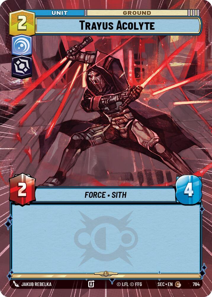 Trayus Acolyte (Hyperspace Foil) 784 card
