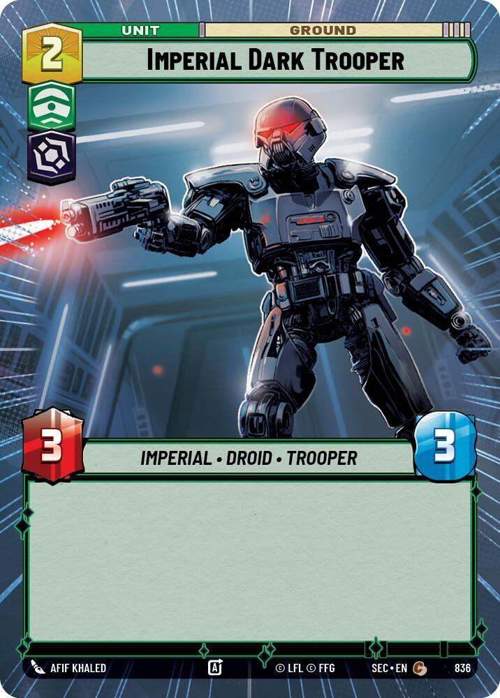 Imperial Dark Trooper (Hyperspace Foil) 836 card