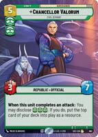Chancellor Valorum - Civil Servant (Hyperspace Foil) - Secrets of