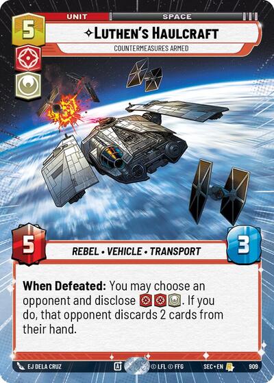 Luthen's Haulcraft - Countermeasures Armed (Hyperspace Foil) card