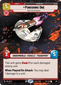 Punishing One - Takes No Prisoners (Hyperspace Foil) - Secrets Of Power