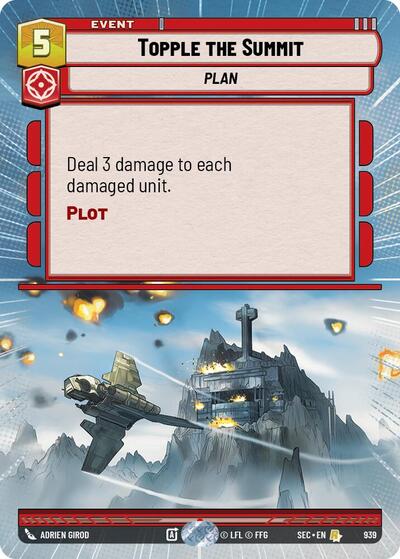 Topple the Summit (Hyperspace Foil) card