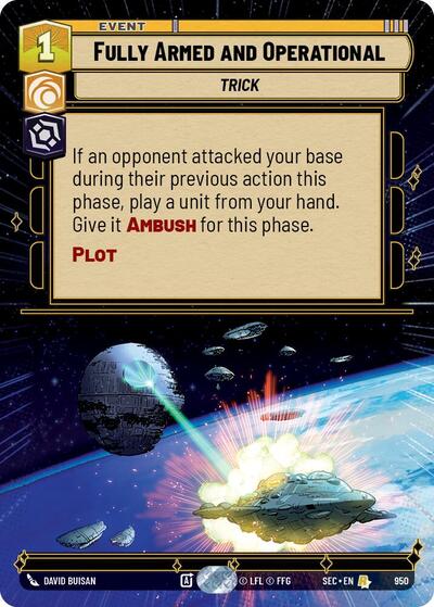 Fully Armed and Operational (Hyperspace Foil) card