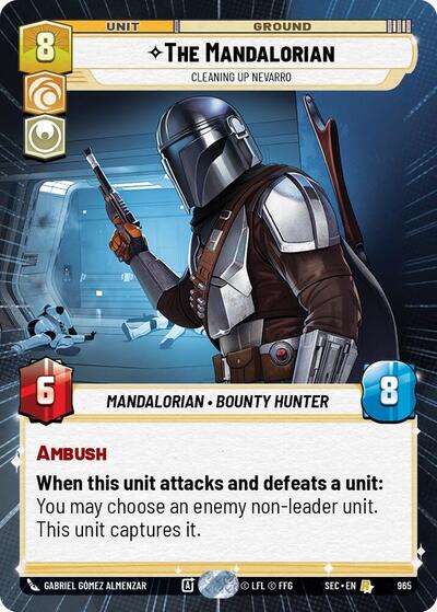 The Mandalorian - Cleaning up Nevarro (Hyperspace Foil) card