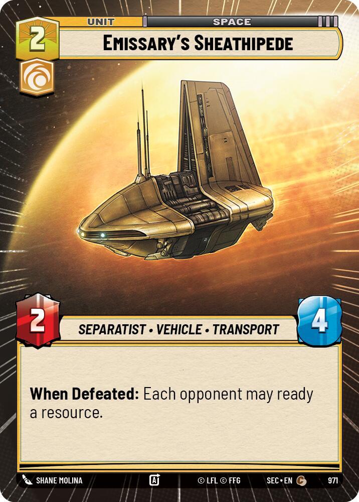 Emissary's Sheathipede (Hyperspace Foil)