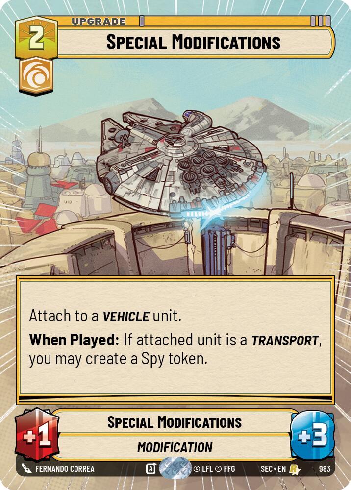 Special Modifications (Hyperspace Foil) 983 card