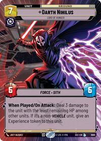 Darth Nihilus - Lord of Hunger (Hyperspace Foil) - Secrets Of Power