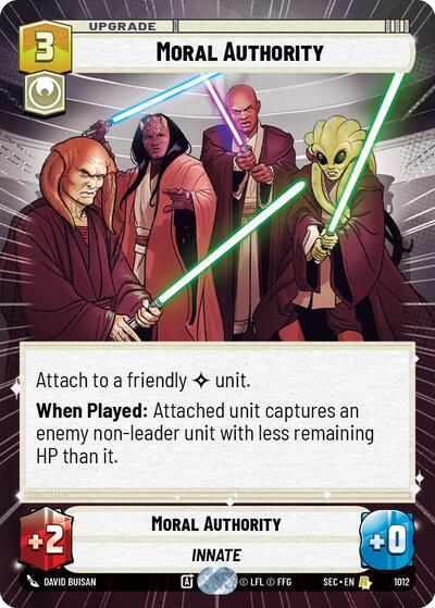 Moral Authority (Hyperspace Foil) card
