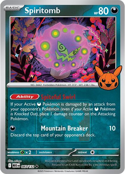 Spiritomb - 087/132 (Pokeween 2025) 087/132 from Miscellaneous Cards & Products