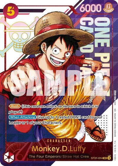 Monkey.D.Luffy - ST21-014 (3rd Anniversary Treasure Campaign Pack) One Piece Promotion Cards card price