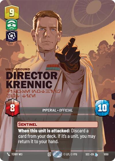Director Krennic - I Lose Nothing But Time (Prestige) card