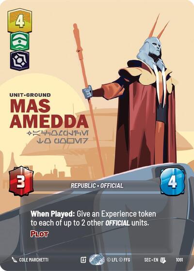 Mas Amedda - Accomplice to Power (Prestige Foil) card
