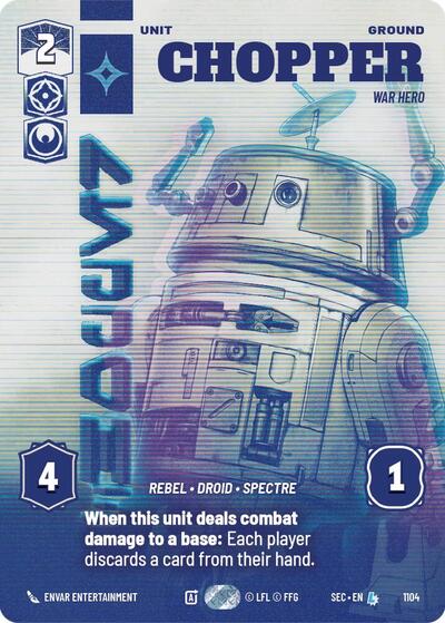 Chopper - War Hero (Prestige Foil) card