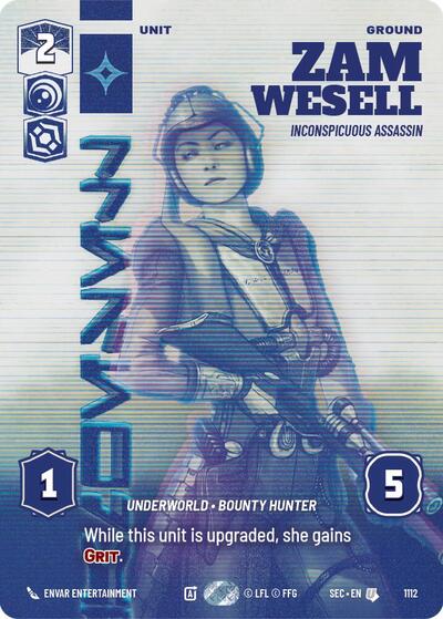 Zam Wesell - Inconspicuous Assassin (Prestige Foil) card