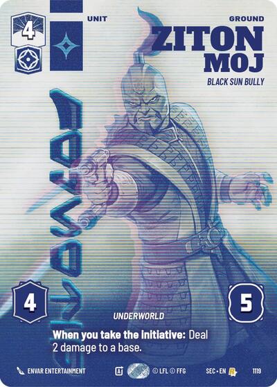 Ziton Moj - Black Sun Bully (Prestige Foil) card