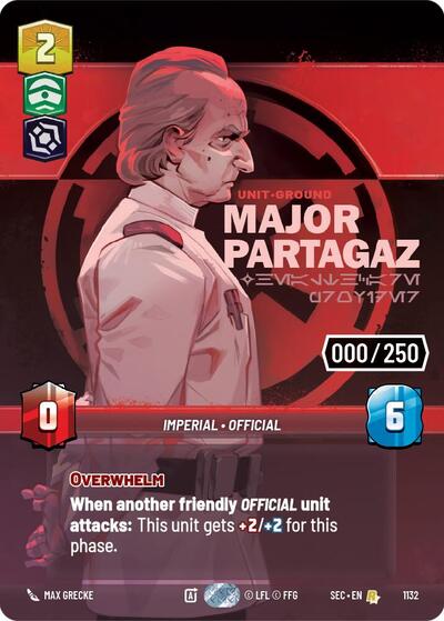 Major Partagaz - Healthcare Provider (Serialized) card