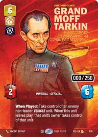 Grand Moff Tarkin Taking Krennics Achievement Serialized