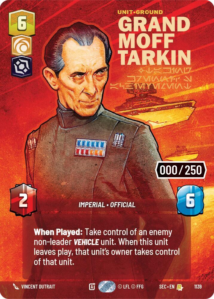 Grand Moff Tarkin 1139 card