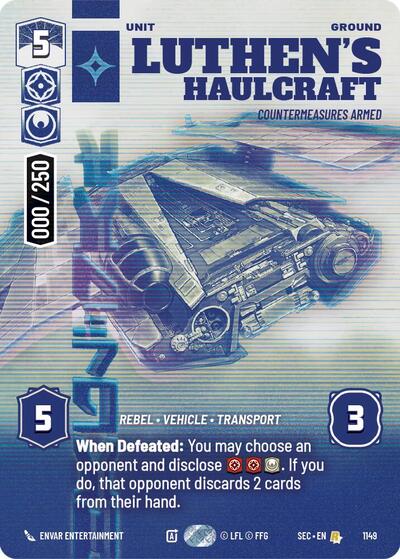 Luthen's Haulcraft - Countermeasures Armed (Serialized) card