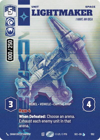 Lightmaker - I Have An Idea (Serialized) card