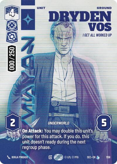 Dryden Vos - I Get All Worked Up (Serialized) card
