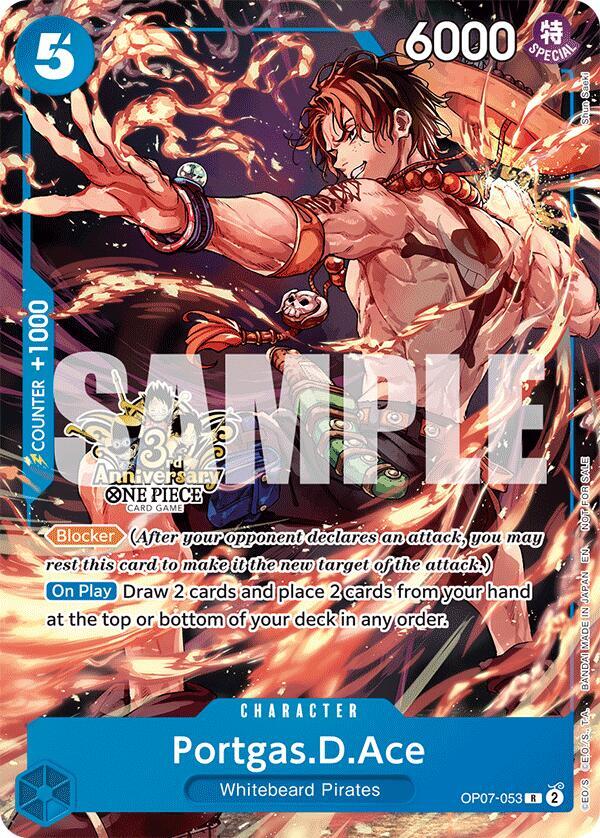 PortgasDAce OP07 053 3rd Anniversary Tournament 3 Brothers Pack onepiece card