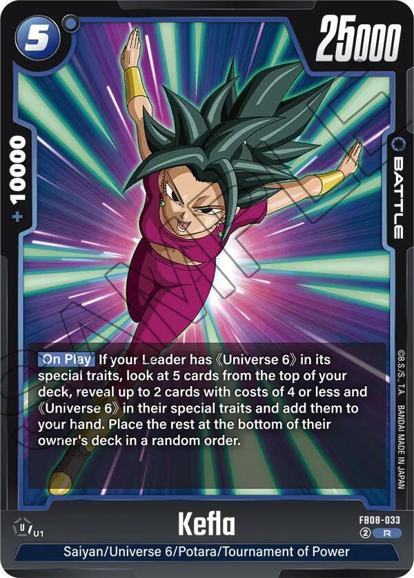 Kefla - FB08-033 - Saiyan's Pride - Dragon Ball Super: Fusion